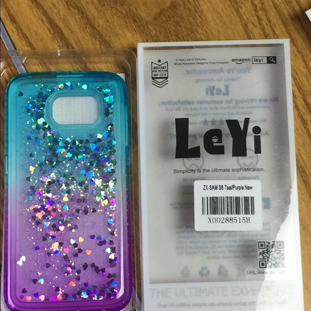 Phone case teal/purple never used